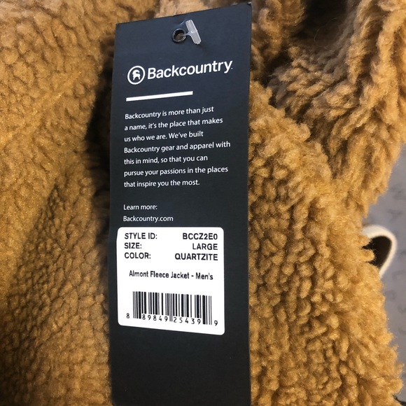Back country nwt full zip Sherpa ladies coat size large - Picture 6 of 6